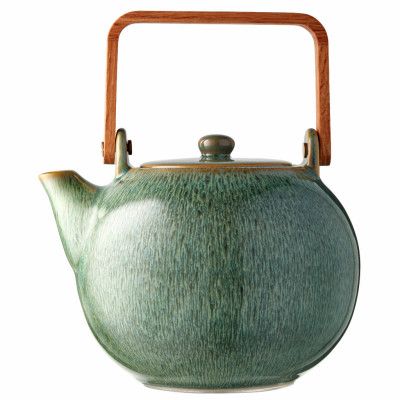 Grön tekanna med tesil 1,2 liter - BITZ