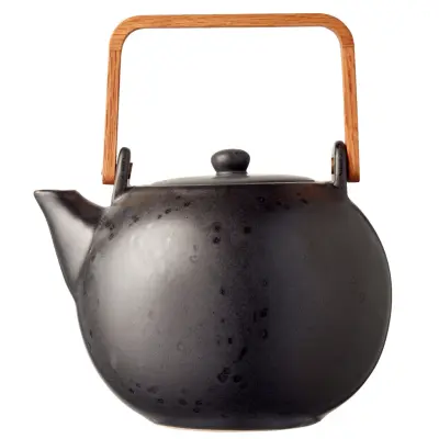 Svart tekanna med tesil 1,2 liter - BITZ