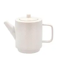 Tekanna med tefilter, Elstra, vit - Villa collection