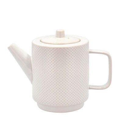 Tekanna med tefilter, Elstra, vit - Villa collection