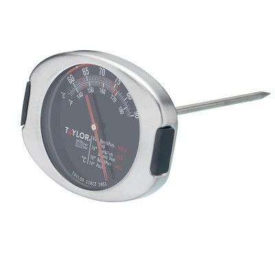 Analog köttermometer rostfritt stål