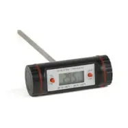 Digital köttermometer, 15 cm, svart