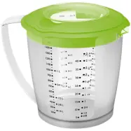Vispskål med lock&mått - Westmark - Limegrön