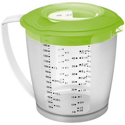 Vispskål med lock&mått - Westmark - Limegrön