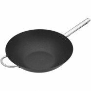 Kitchen Craft Professionell wok kolstål 35,5 cm Non-stick